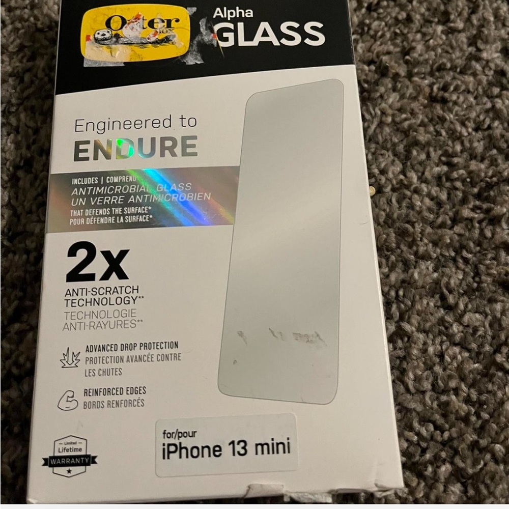 Otterbox screen protector for iPhone 13 mini